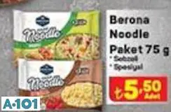 BERONA NOODLE PAKET 75 G BERONA NOODLE PAKET 75 G
